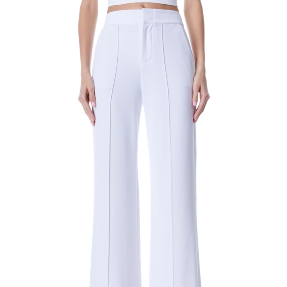 Alice and Olivia White Dylan pants